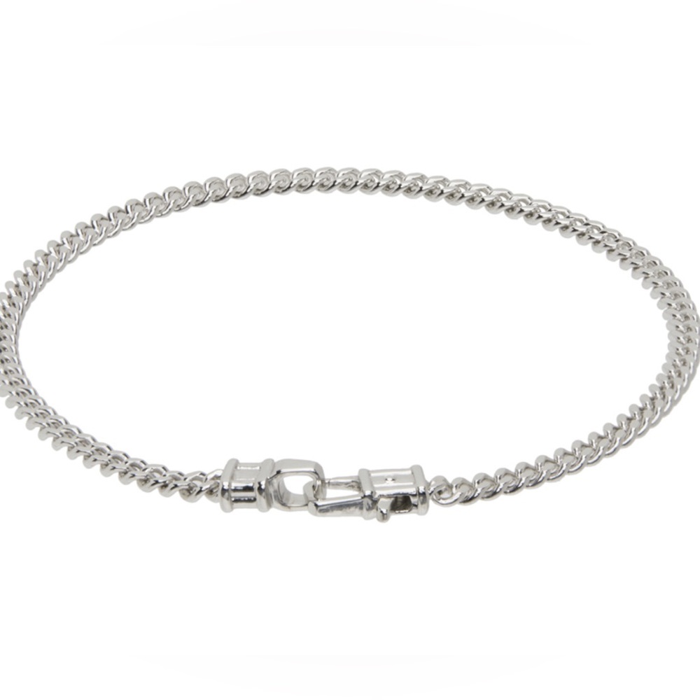 Tom wood curb link chain bracelet 925 silver 8.5 length unisex